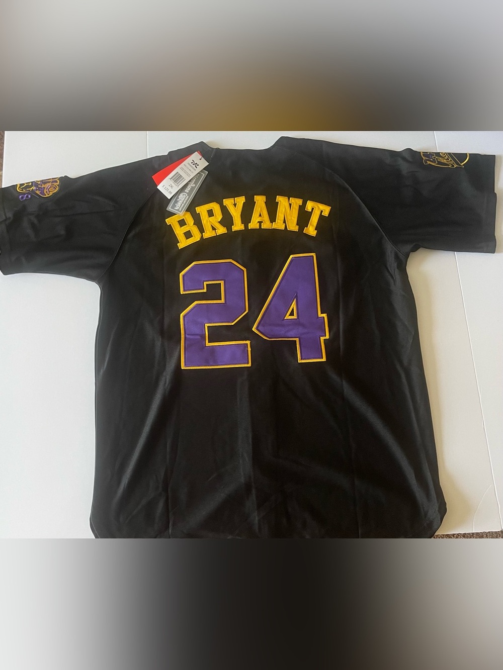 Mamba Black & Purple Team Baseball Jersey